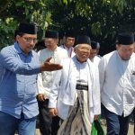 La Nyalla Dampingi Gus Ali Sambut KH Maruf Amin