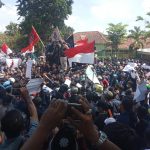 Demo Tolak RUU KPK dan KUHP di Pamekasan Berakhir Ricuh