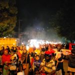 Ratusan Warga Kelurahan Ardirejo Antusias ikuti Pawai Obor Sholawat Burdah