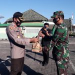 HUT Bhayangkara, Kapolres Sumenep Serahkan Masker Berlogo TNI-Polri