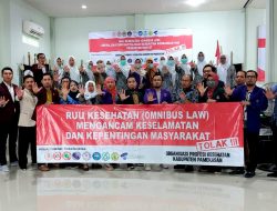 Forum Komunikasi Organisasi Profesi Kesehatan Pamekasan Kompak Tolak RUU Kesehatan