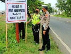 Satlantas Polres Pamekasan: Ngebut, Maut Menjemput!