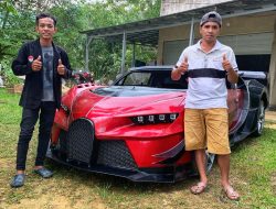 Lulusan SMP di Bangkalan Berhasil Rakit Mobil Tiruan Buggati Vision Grand Turismo