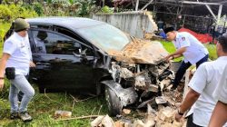Anggota KPU Sumenep Kecelakaan, Tabrak Sebuah Bangunan