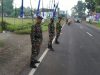 Dalam Keadaan Berpuasa, Banser Siaga Jaga Jalannya Salat Id Muhammadiyah