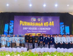 SMPN 3 Sumenep Gelar Purwasiaga ke-44, Kepala Sekolah Titip Nama Baik Almamater ke 81 Lulusan