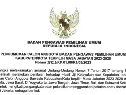 Inilah Nama-Nama Anggota Bawaslu Terpilih se-Madura Raya 2023-2028 yang Akan Dilantik!