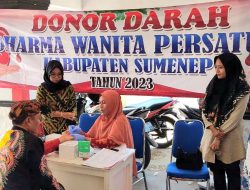 Rayakan HUT ke-24, Dharma Wanita Persatuan Sumenep Gelar Donor Darah dan Pap Smear untuk Masyarakat