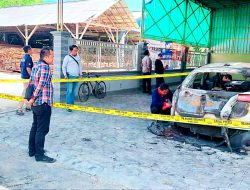 Tim Labfor Polda Jatim Turun Tangan Usut Kasus Dugaan Pembakaran Mobil di Sampang