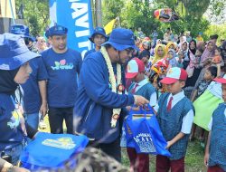 Gelar Festival Pesisir 2, HCML Bersama Pemkab Sumenep Beri Bantuan Sembako dan Sepatu untuk Siswa