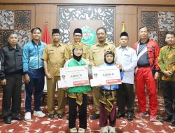 Pj Bupati Pamekasan Sambut 2 Pesilat Cilik Peraih Medali Perunggu 02SN 2024