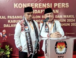 Diantar 12 Parpol Pengusung, Paslon Lukman-Fauzan Resmi Daftar ke KPU Bangkalan