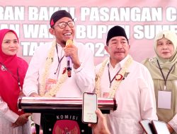 Bersama 10 Parpol, Fauzi-Imam Daftar ke KPU Sumenep