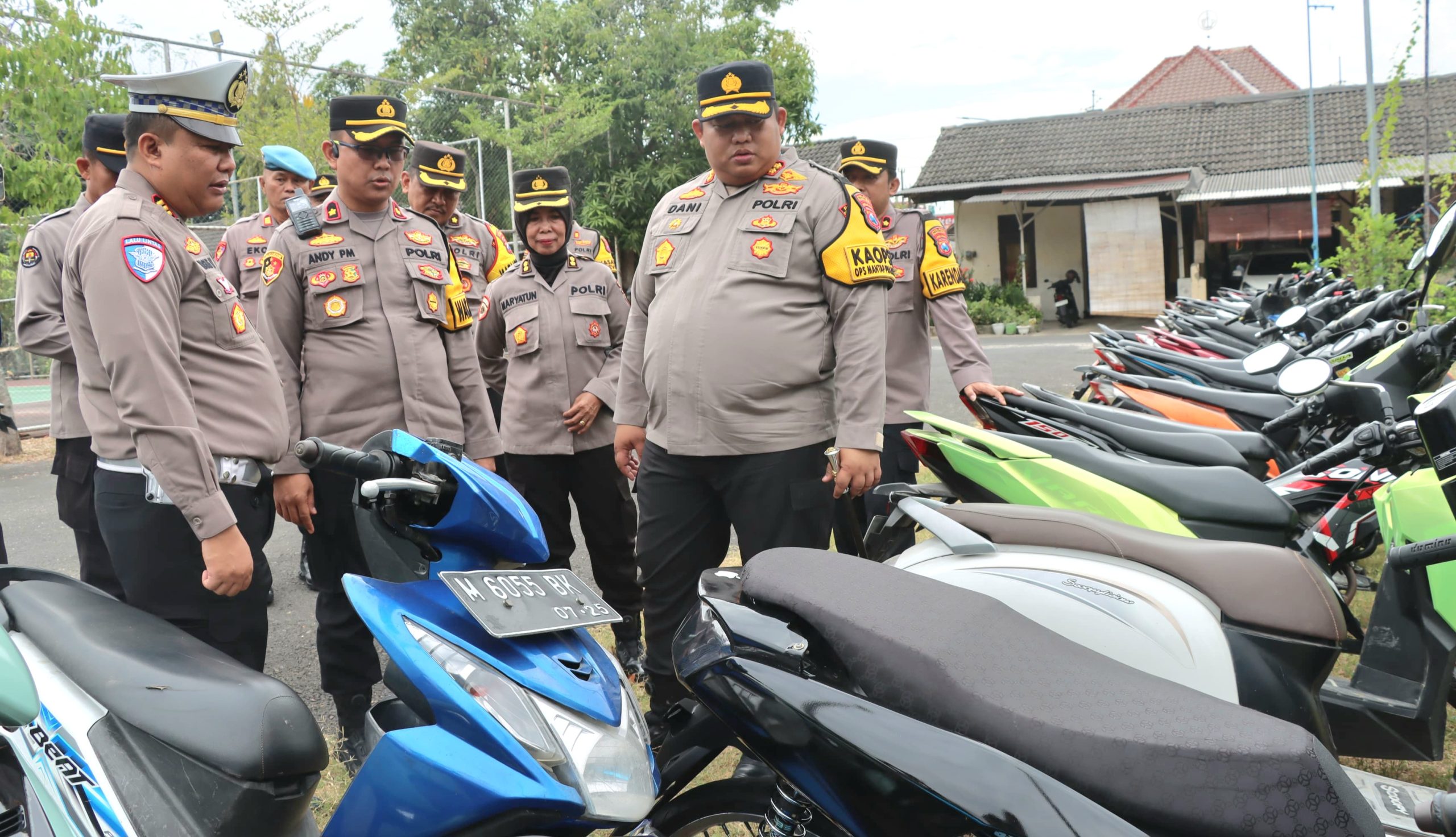 Polres Pamekasan amankan motor balap liar