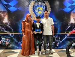 Sering Juara di Kejurprov, Crosser Cilik asal Pamekasan Rafi Dapat IMI Jatim Award 2025