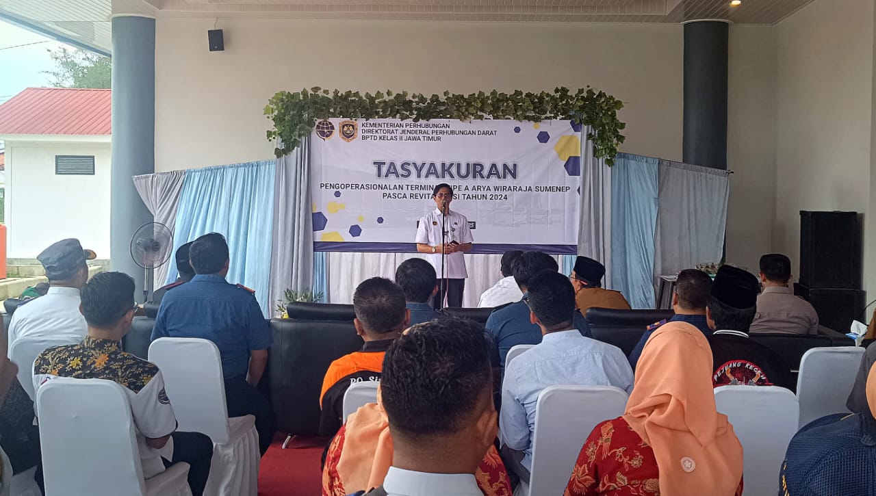 Terminal Tipe A Sumenep Berkontribusi untuk Pembangunan Daerah