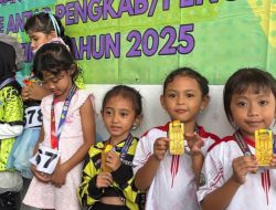 Atlet Cilik Sepatu Roda Bangkalan Borong 5 Medali di Kejurprov Jatim 2025