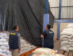 Awasi Jalur Distribusi, Satgas Pangan Polres Sampang Tinjau Stok Beras di Gudang Bulog