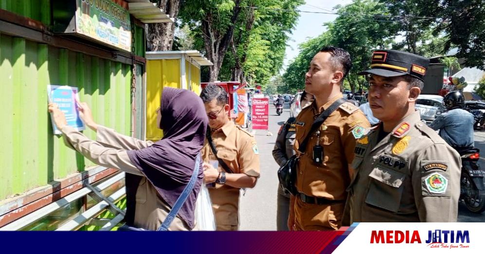 Satpol Pp Pamekasan Libatkan Kelurahan Sosialisasikan Penertiban Pkl Media Jatim 